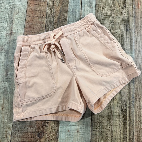 Athleta Pants - Athleta Farallon Short Peach Apricot Organic Cotton Utility Shorts XS